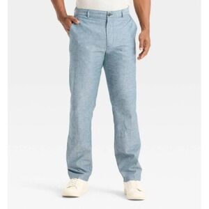 Men's Slim Fit Trousers‎ - Goodfellow & Co Blue 32x30